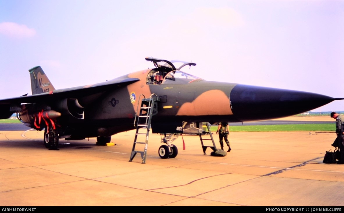 Aircraft Photo of 70-2402 / AF70-402 | General Dynamics F-111F Aardvark | USA - Air Force | AirHistory.net #647809