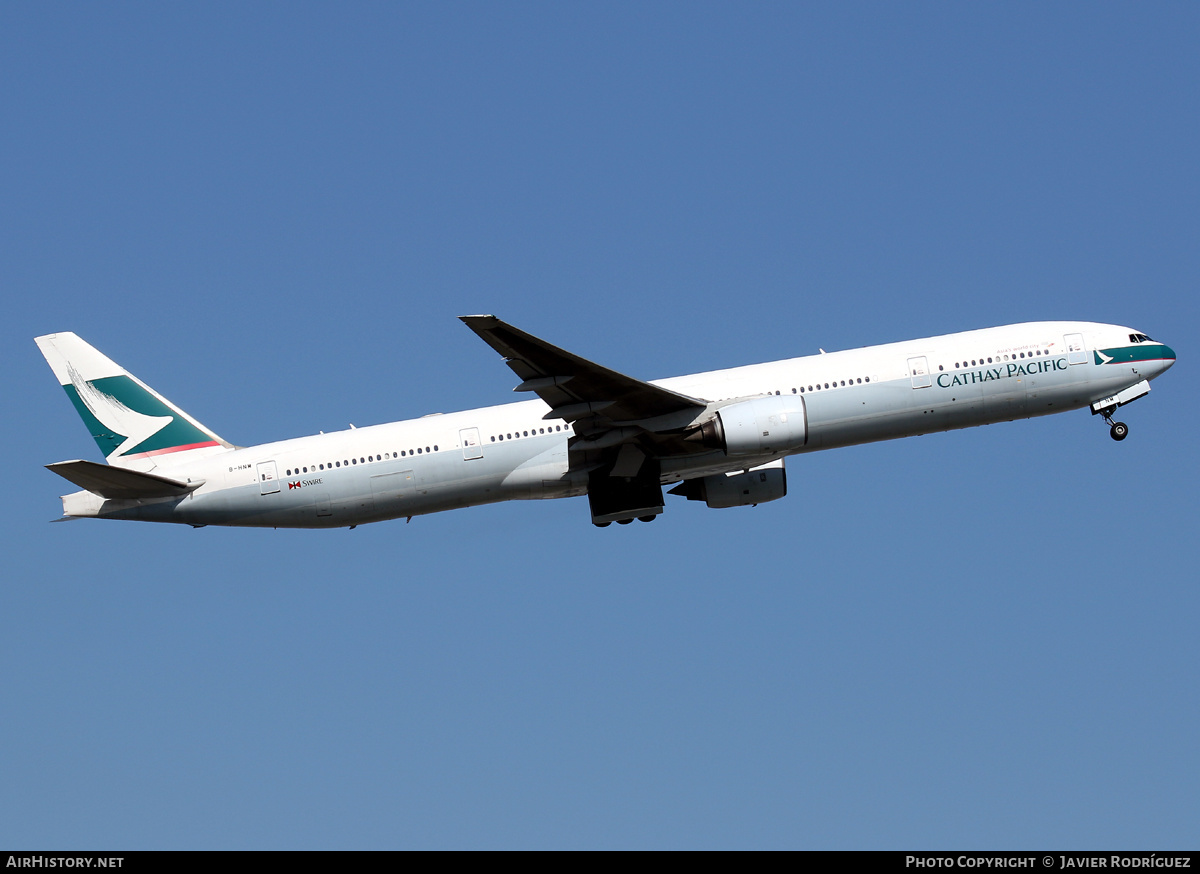 Aircraft Photo of B-HNM | Boeing 777-367 | Cathay Pacific Airways | AirHistory.net #647811