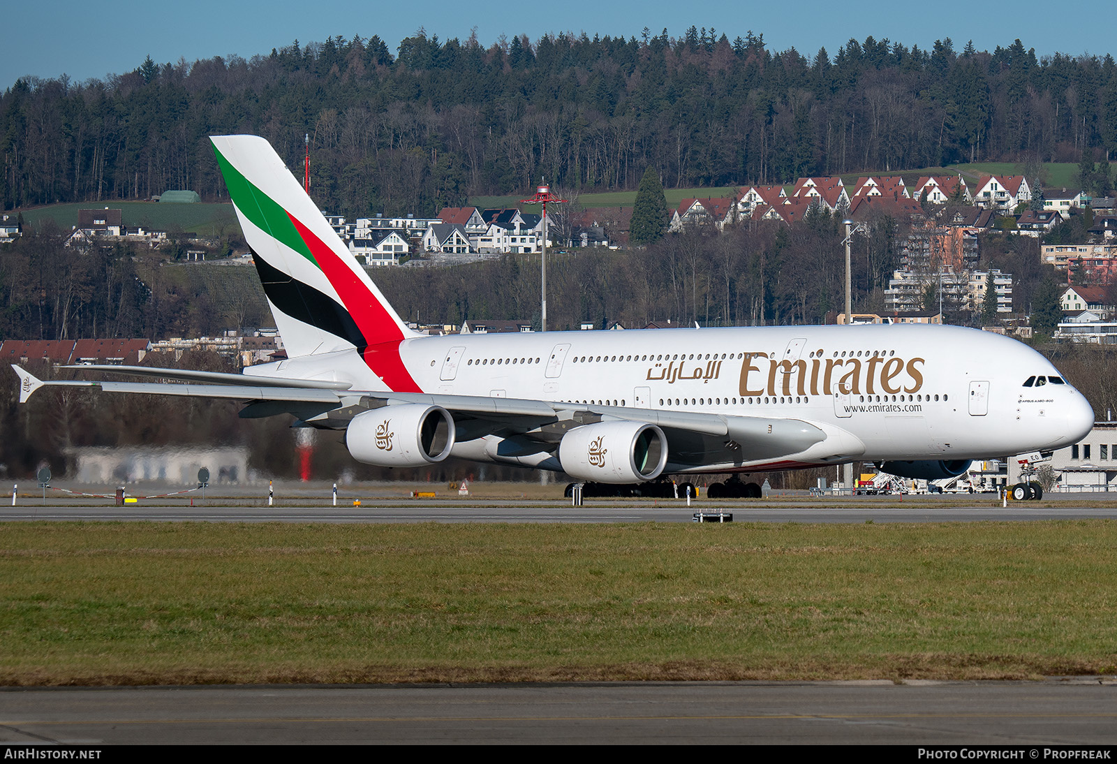 Aircraft Photo of A6-EEO | Airbus A380-861 | Emirates | AirHistory.net #647815