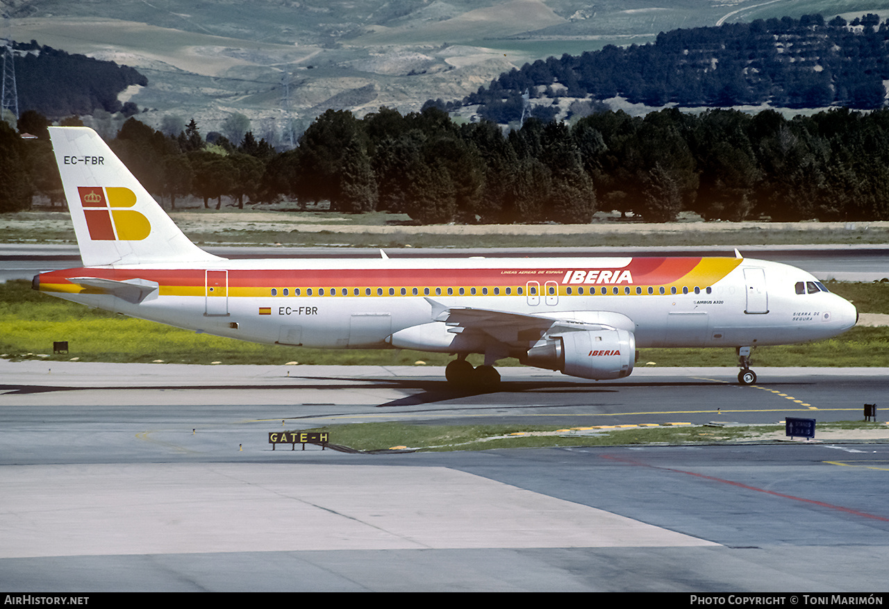 Aircraft Photo of EC-FBR | Airbus A320-211 | Iberia | AirHistory.net #647836