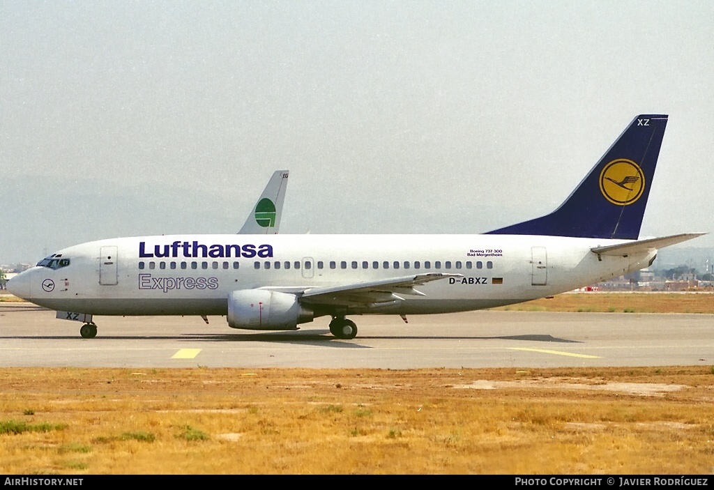 Aircraft Photo of D-ABXZ | Boeing 737-330 | Lufthansa Express | AirHistory.net #647837