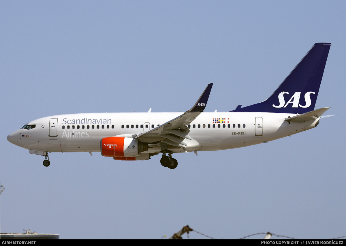 Aircraft Photo of SE-REU | Boeing 737-76N | Scandinavian Airlines - SAS | AirHistory.net #647840