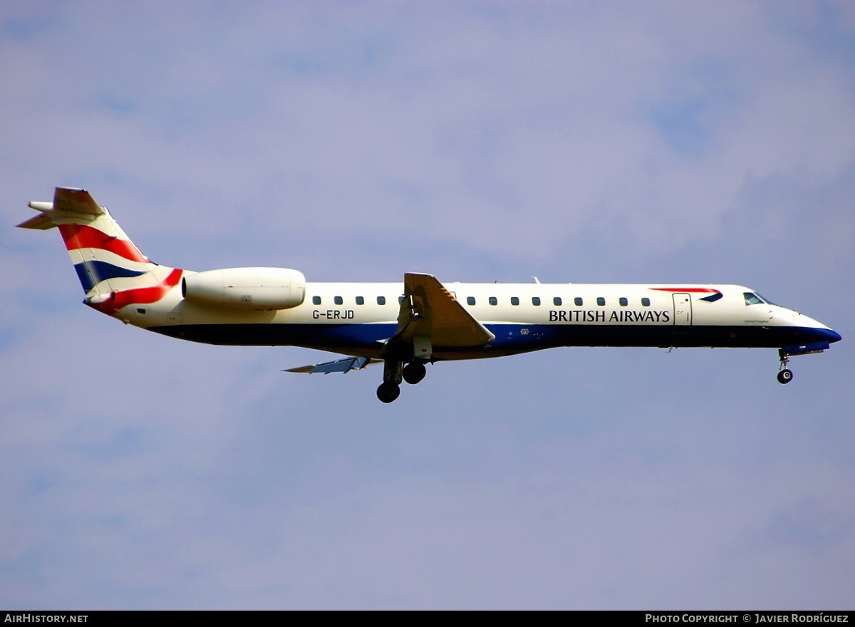 Aircraft Photo of G-ERJD | Embraer ERJ-145EP (EMB-145EP) | British Airways | AirHistory.net #647842