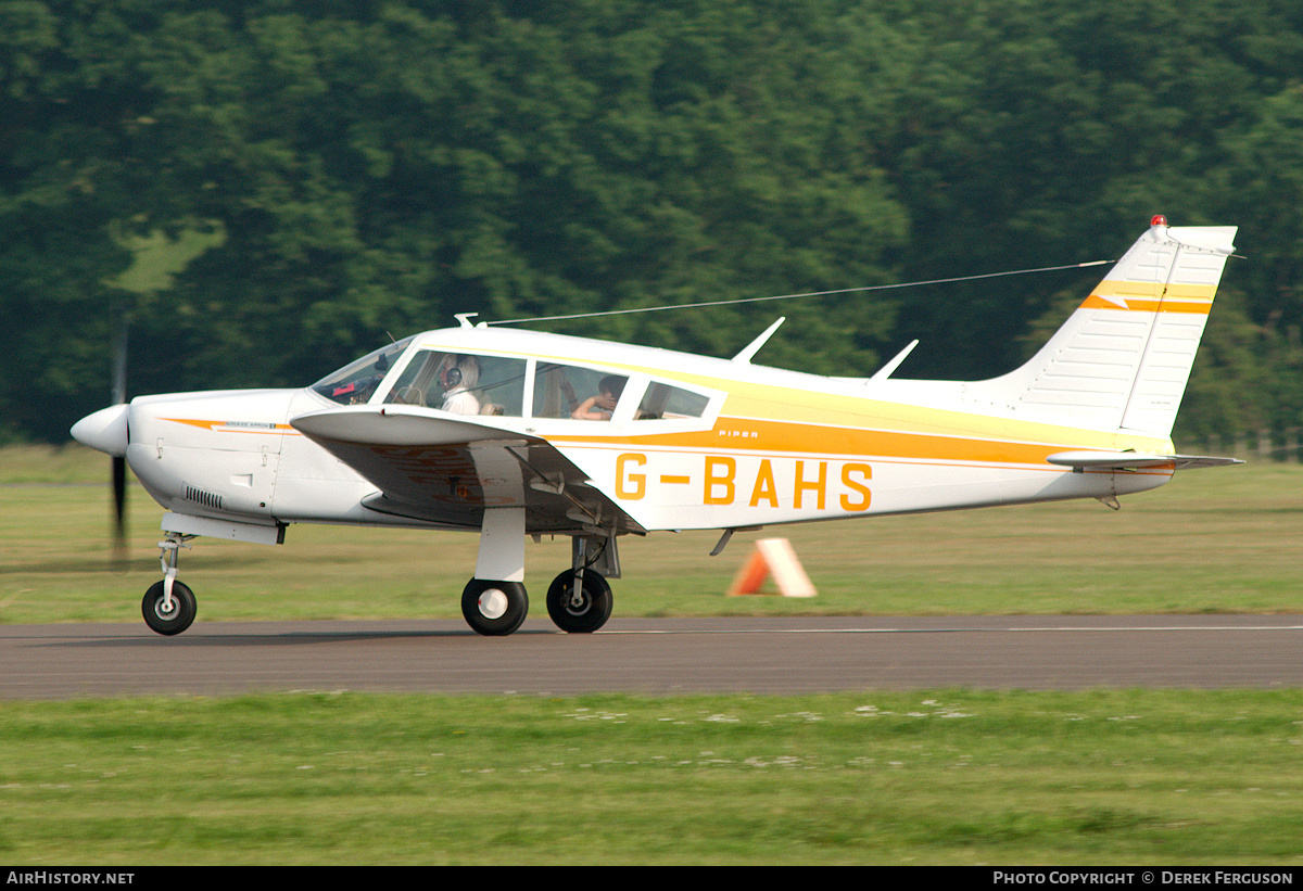 Aircraft Photo of G-BAHS | Piper PA-28R-200 Cherokee Arrow II | AirHistory.net #647885