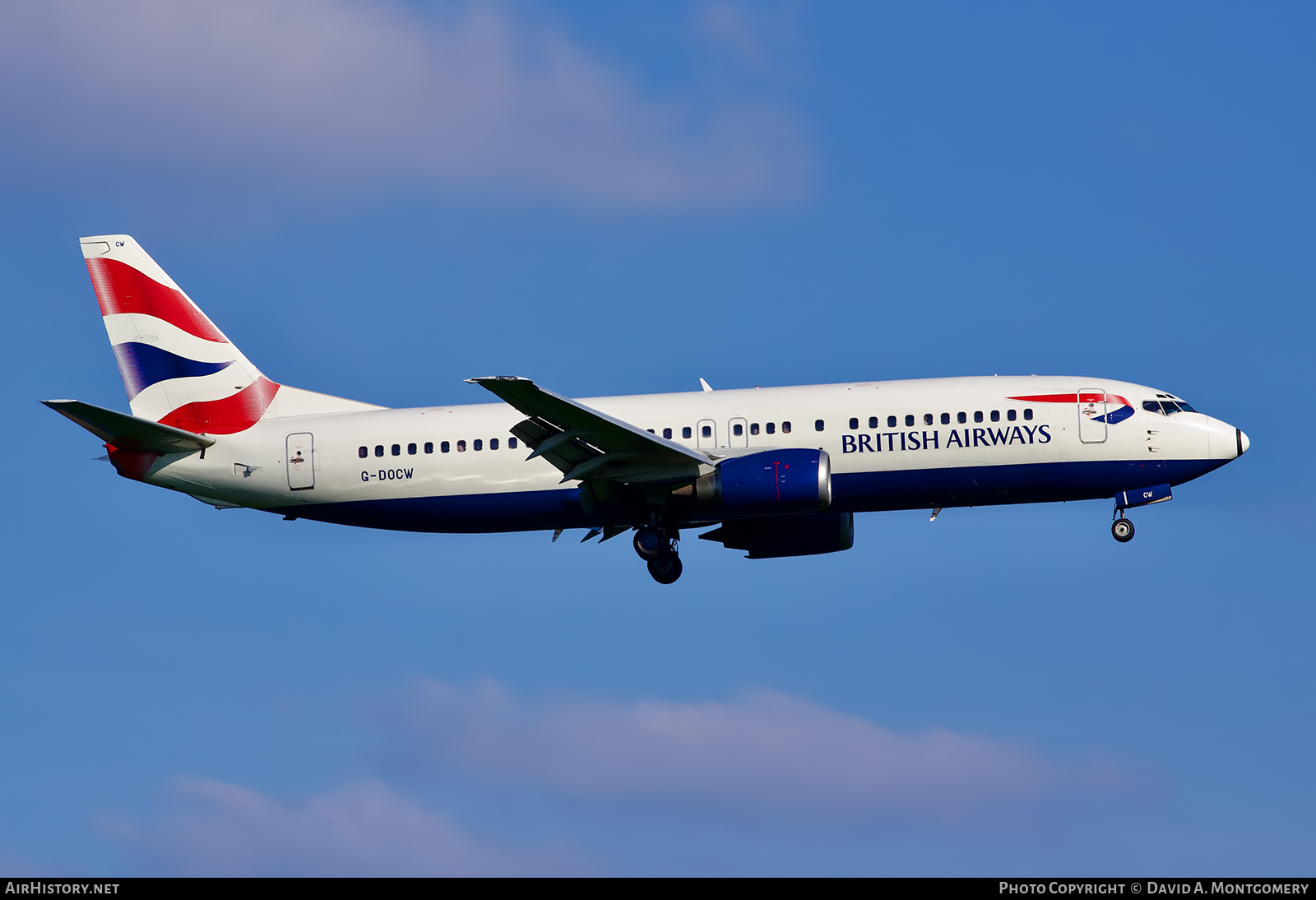 Aircraft Photo of G-DOCW | Boeing 737-436 | British Airways | AirHistory.net #647931