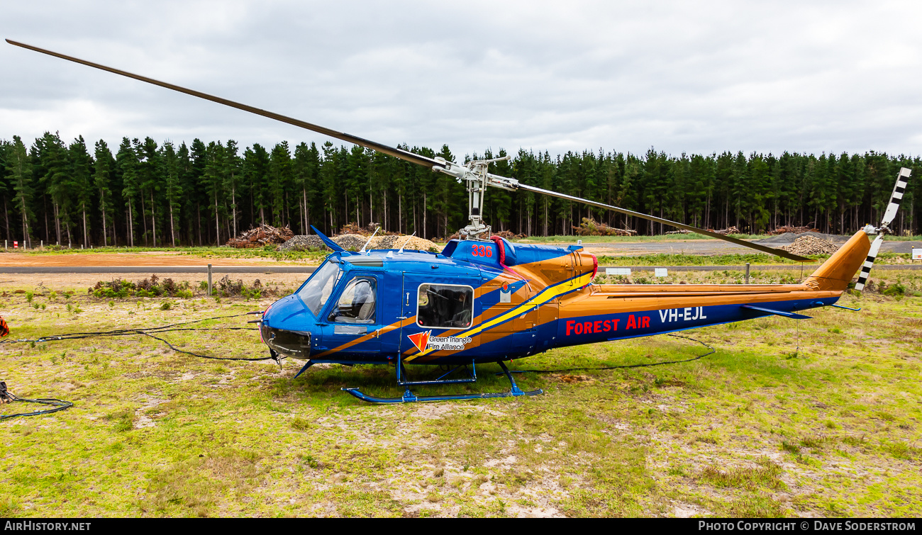 Aircraft Photo of VH-EJL | Bell 204B | Forest Air Helicopters | AirHistory.net #647958