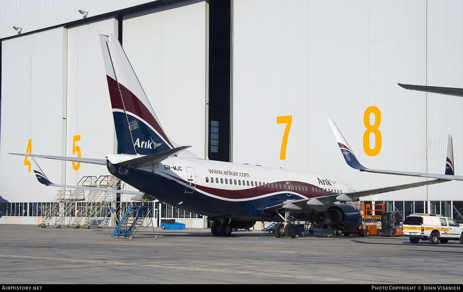 Aircraft Photo of 5N-MJC | Boeing 737-7BD | Arik Air | AirHistory.net #647978