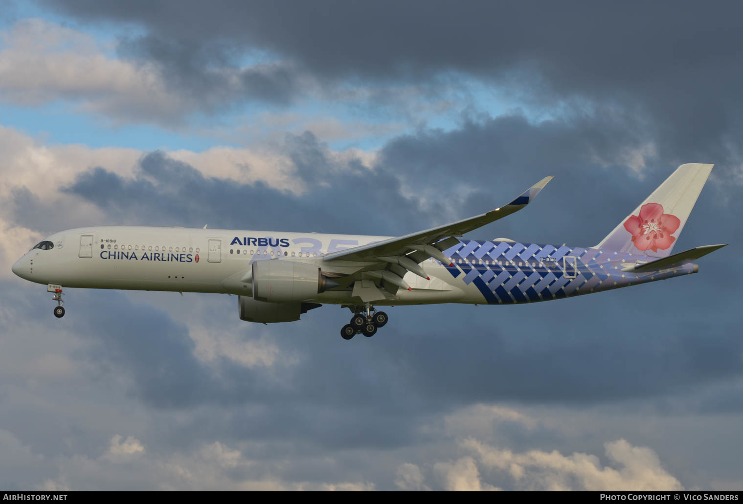 Aircraft Photo of B-18918 | Airbus A350-941 | China Airlines | AirHistory.net #647982