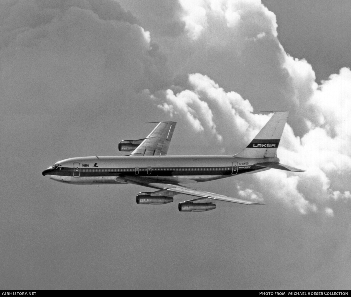 Aircraft Photo of G-AWDG | Boeing 707-138B | Laker Airways | AirHistory.net #647991