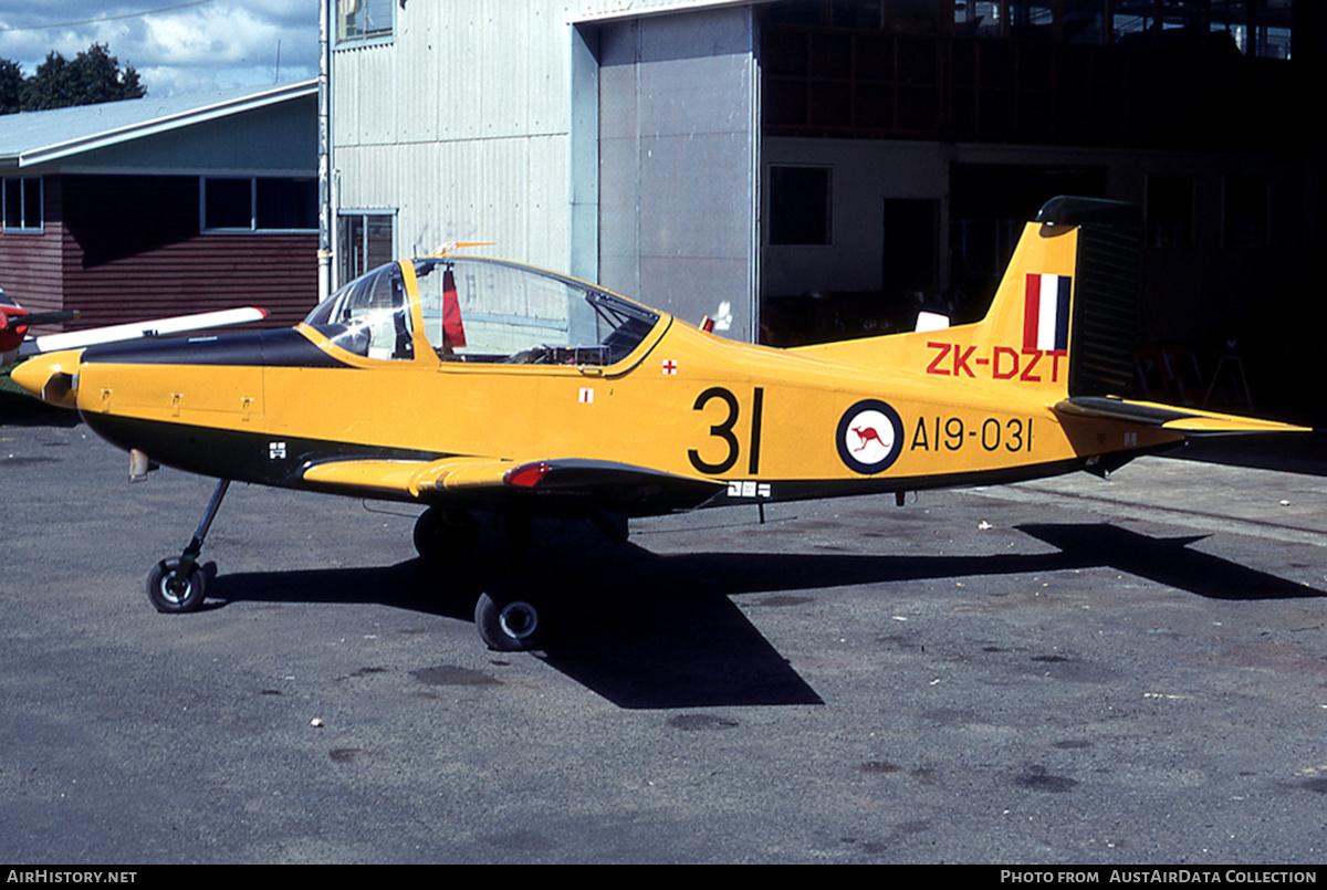 Aircraft Photo of ZK-DZT / A19-031 | New Zealand CT-4A Airtrainer | Australia - Air Force | AirHistory.net #647993