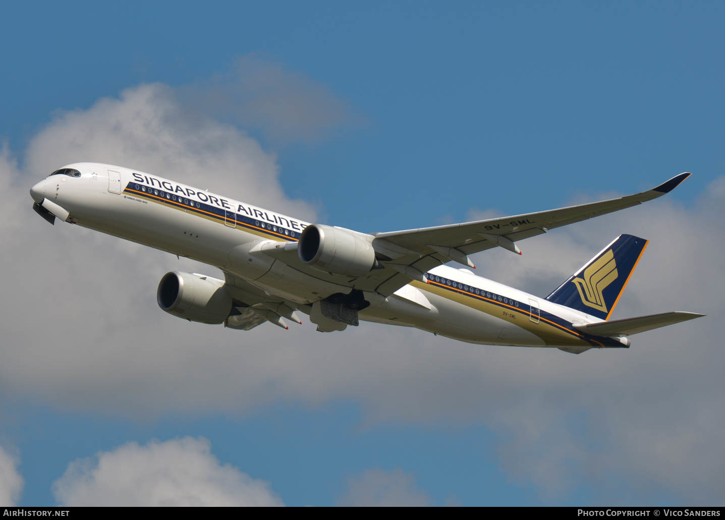 Aircraft Photo of 9V-SML | Airbus A350-941 | Singapore Airlines | AirHistory.net #648028