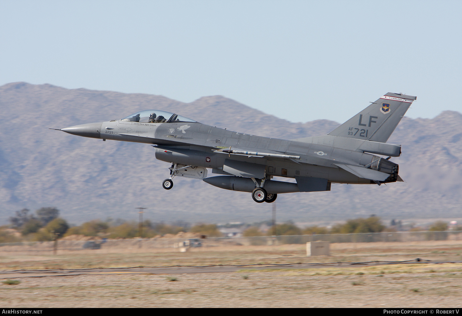 Aircraft Photo of 93-0721 / AF93-721 | General Dynamics F-16A Fighting Falcon | USA - Air Force | AirHistory.net #648031