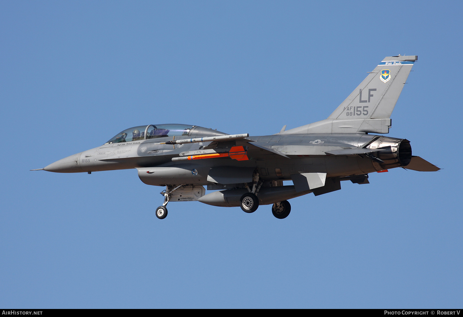 Aircraft Photo of 88-0155 / AF88-155 | General Dynamics F-16D Fighting Falcon | USA - Air Force | AirHistory.net #648041