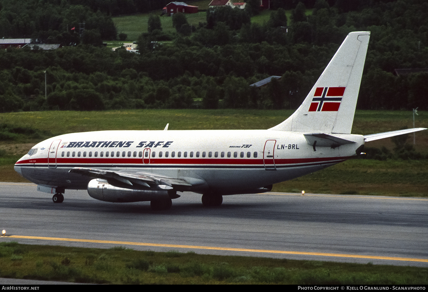 Aircraft Photo of LN-BRL | Boeing 737-296/Adv | Braathens SAFE | AirHistory.net #648060