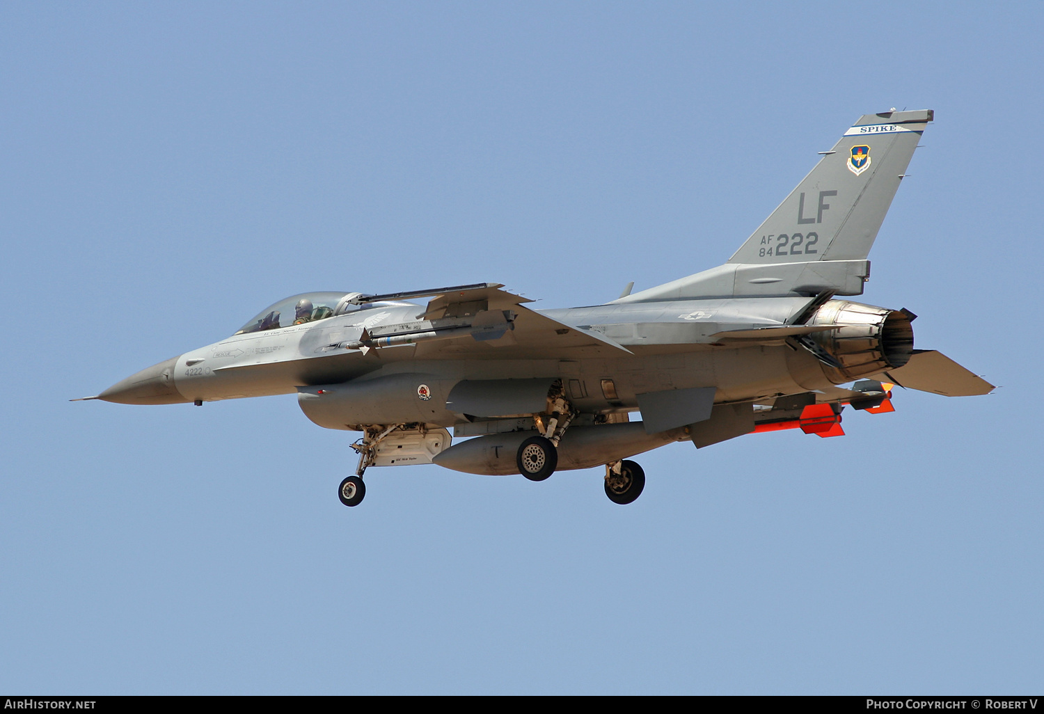 Aircraft Photo of 84-1222 / AF84-222 | General Dynamics F-16C Fighting Falcon | USA - Air Force | AirHistory.net #648068
