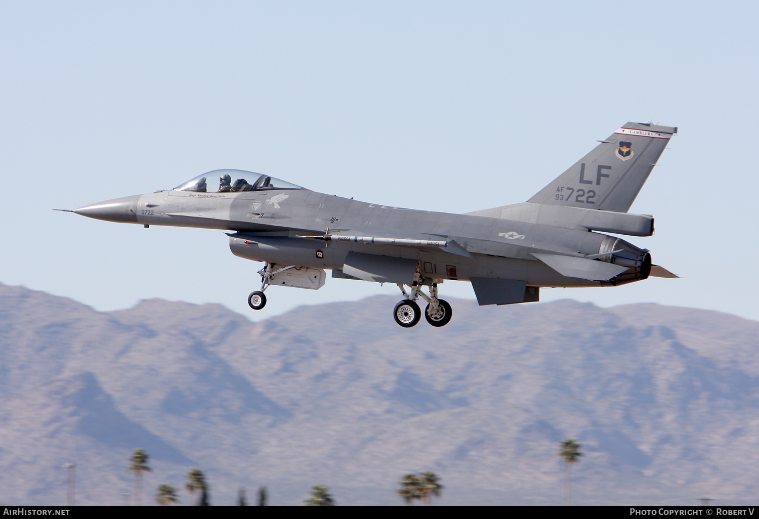 Aircraft Photo of 93-0722 / AF93-722 | General Dynamics F-16A Fighting Falcon | USA - Air Force | AirHistory.net #648080
