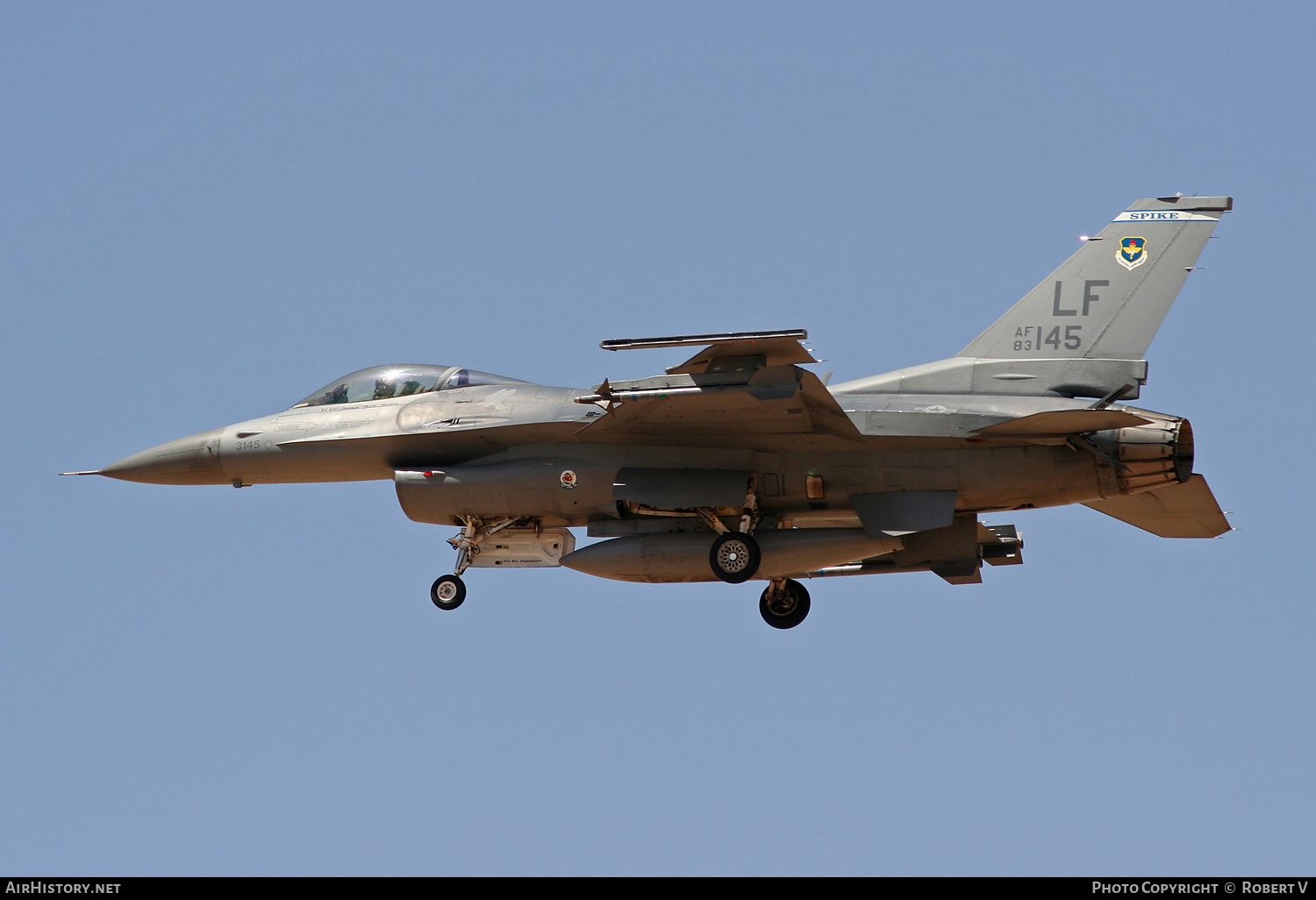 Aircraft Photo of 83-1145 / AF83-145 | General Dynamics F-16C Fighting Falcon | USA - Air Force | AirHistory.net #648082