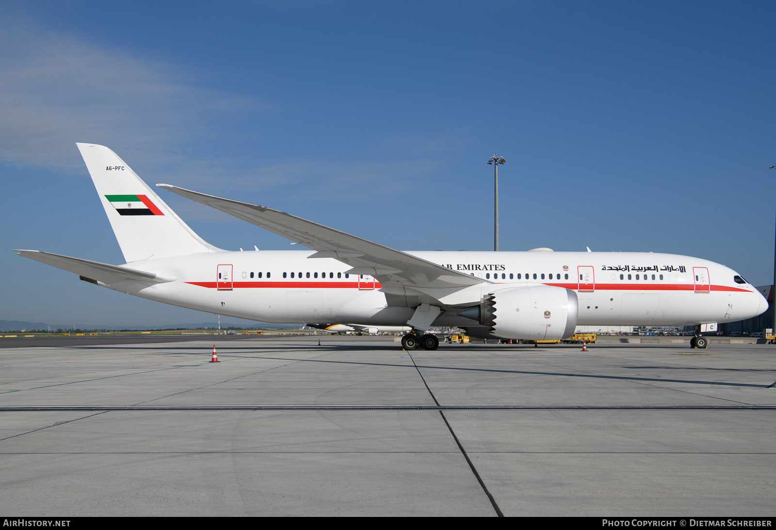 Aircraft Photo of A6-PFC | Boeing 787-8 Dreamliner | United Arab Emirates Government | AirHistory.net #648098