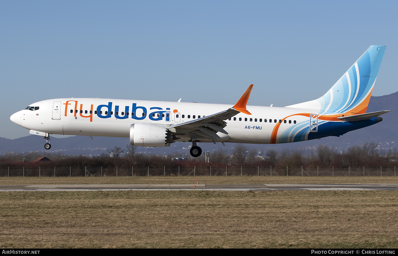 Aircraft Photo of A6-FMU | Boeing 737-8 Max 8 | Flydubai | AirHistory.net #648105