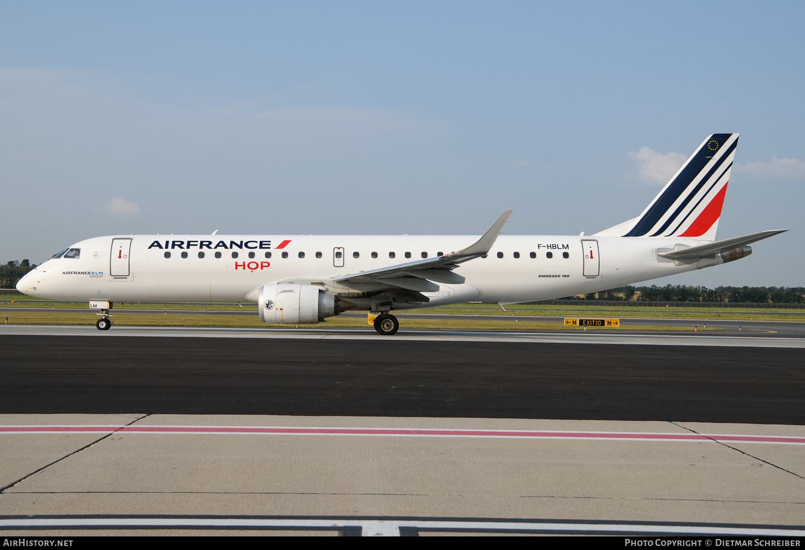 Aircraft Photo of F-HBLM | Embraer 190STD (ERJ-190-100STD) | Air France | AirHistory.net #648126