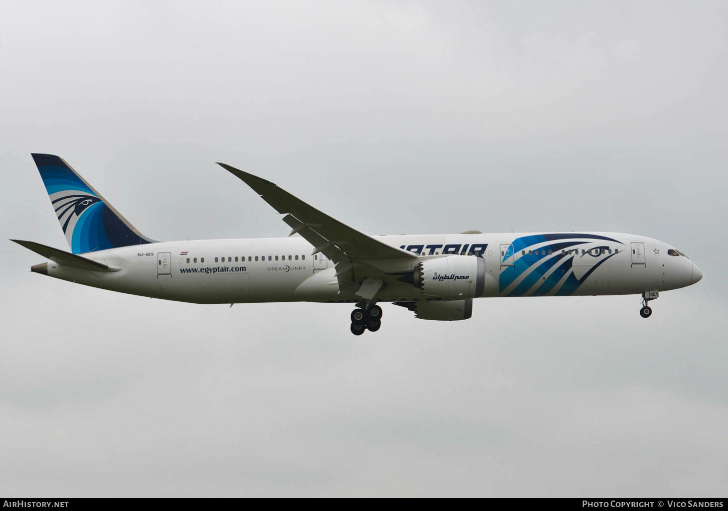 Aircraft Photo of SU-GES | Boeing 787-9 Dreamliner | EgyptAir | AirHistory.net #648141