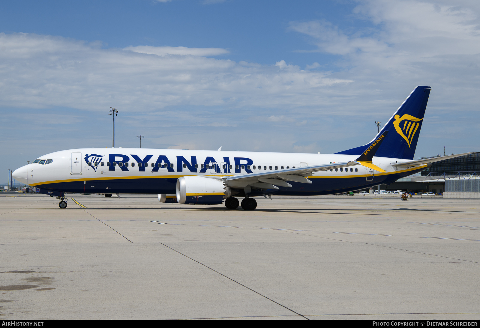 Aircraft Photo of EI-HGR | Boeing 737-8200 Max 200 | Ryanair | AirHistory.net #648149