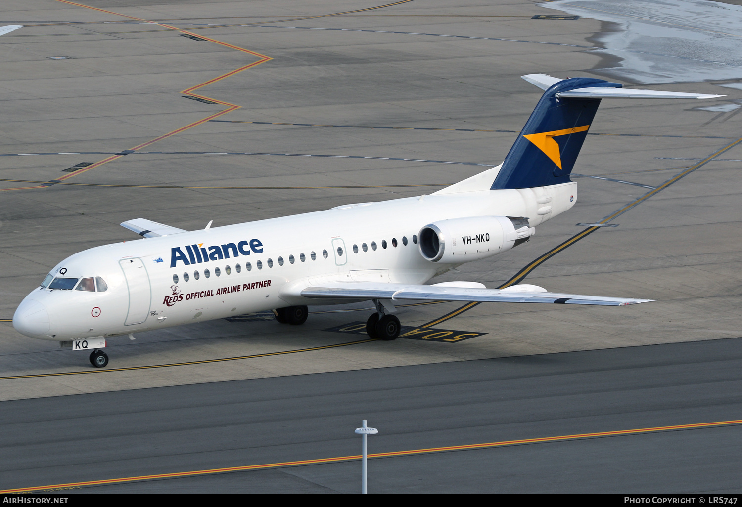 Aircraft Photo of VH-NKQ | Fokker 70 (F28-0070) | Alliance Airlines | AirHistory.net #648160