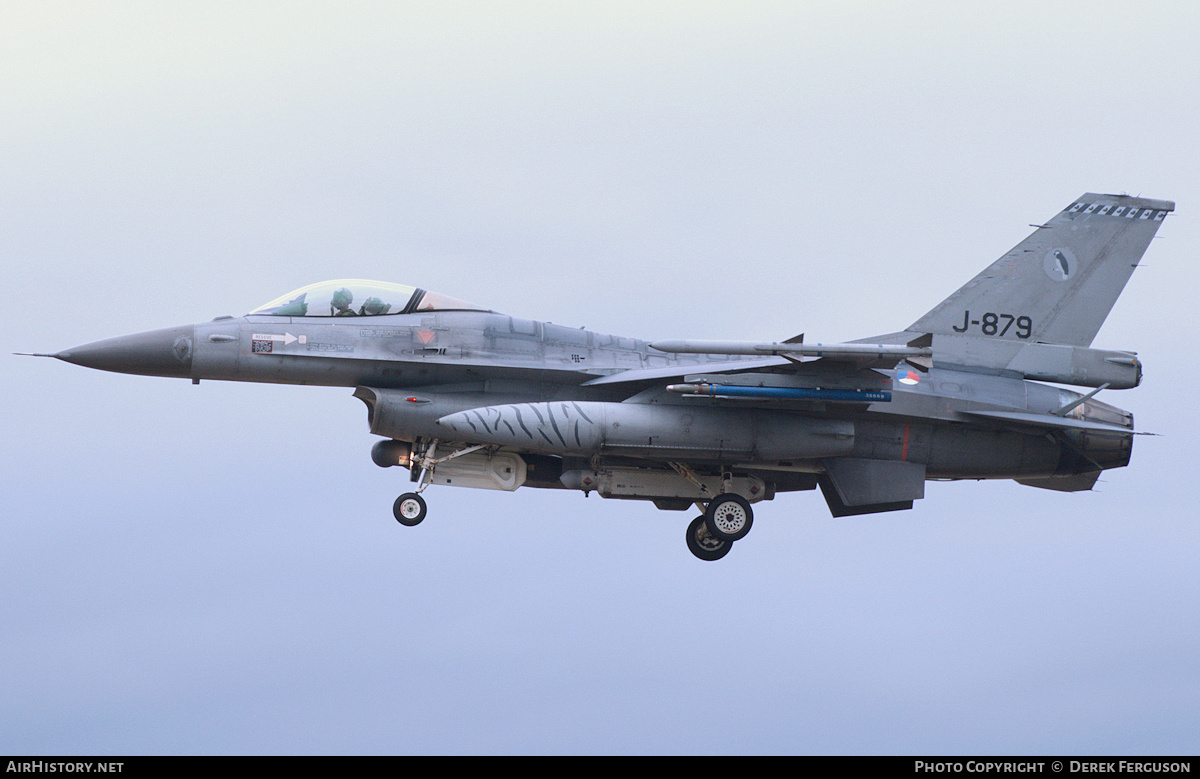 Aircraft Photo of J-879 | General Dynamics F-16AM Fighting Falcon | Netherlands - Air Force | AirHistory.net #648167