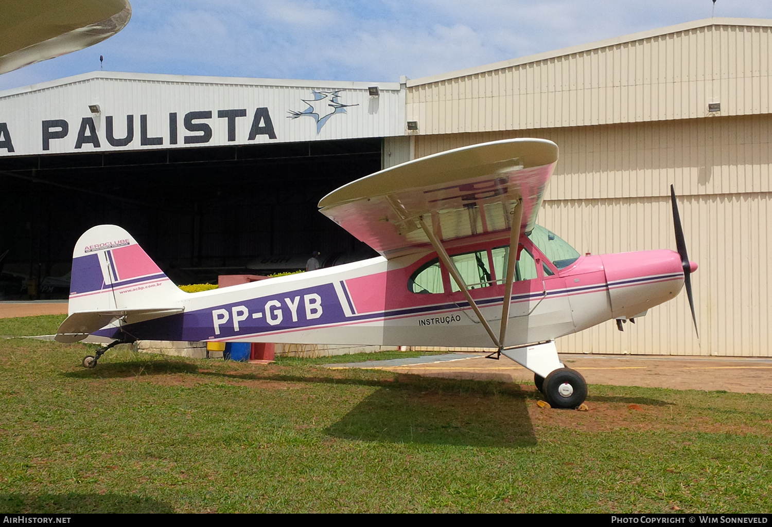 Aircraft Photo of PP-GYB | Neiva 56B Paulistinha | Aeroclube de Braganca Paulista | AirHistory.net #648173