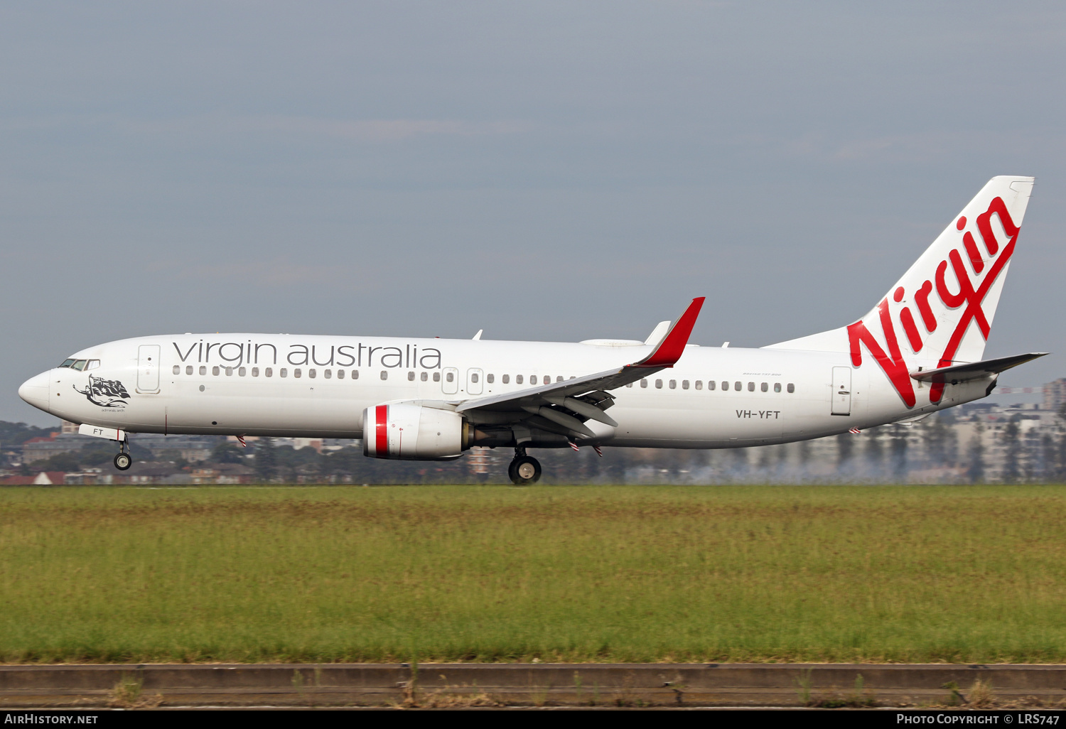 Aircraft Photo of VH-YFT | Boeing 737-8FE | Virgin Australia Airlines | AirHistory.net #648190