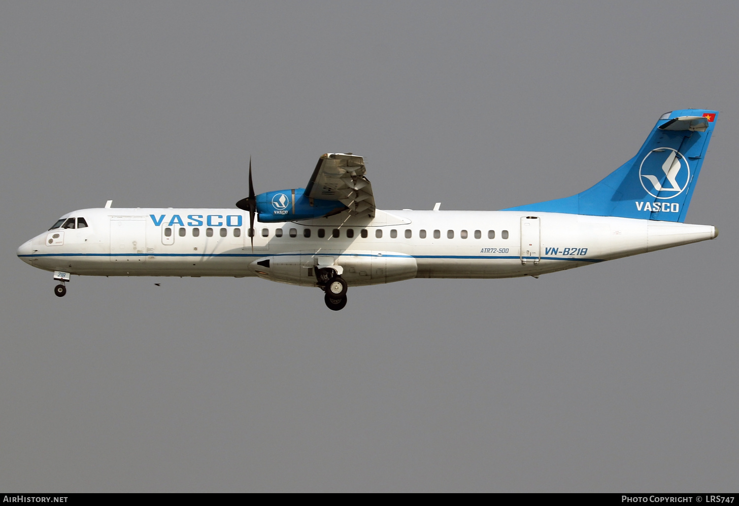 Aircraft Photo of VN-B218 | ATR ATR-72-500 (ATR-72-212A) | Vietnam Air Services Company - VASCO | AirHistory.net #648192