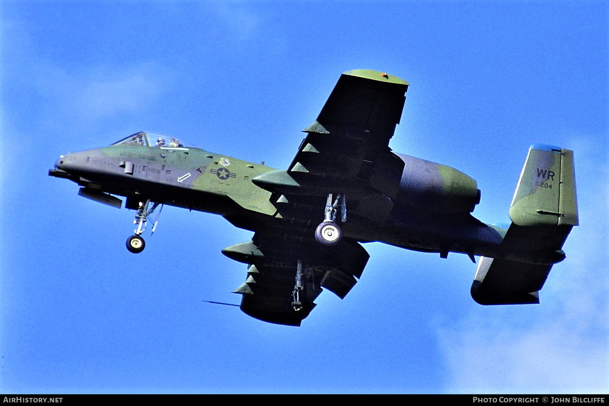 Aircraft Photo of 80-0204 | Fairchild A-10A Thunderbolt II | USA - Air Force | AirHistory.net #648198