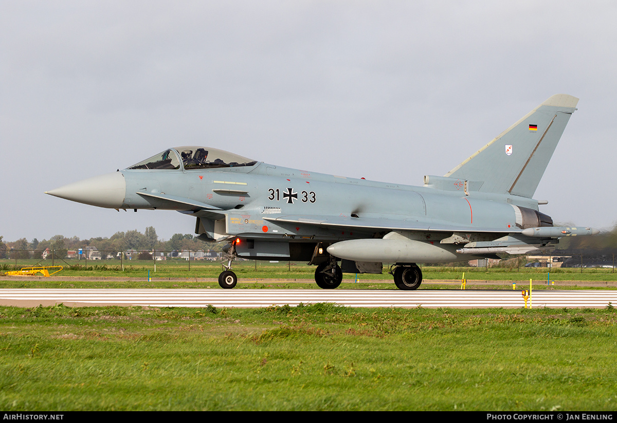Aircraft Photo of 3133 | Eurofighter EF-2000 Typhoon S | Germany - Air Force | AirHistory.net #648222