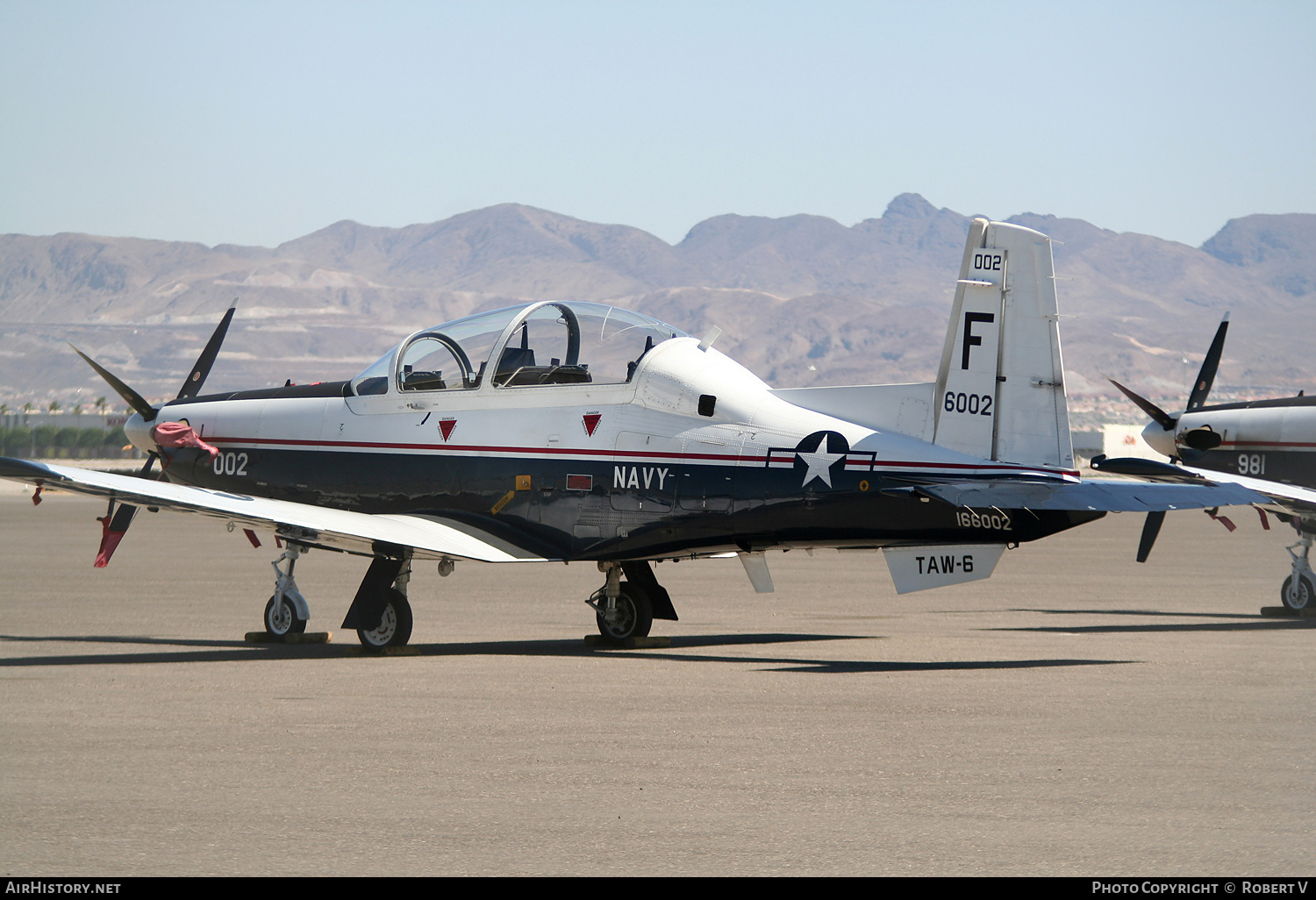Aircraft Photo of 166002 | Beechcraft T-6A Texan II | USA - Navy | AirHistory.net #648236