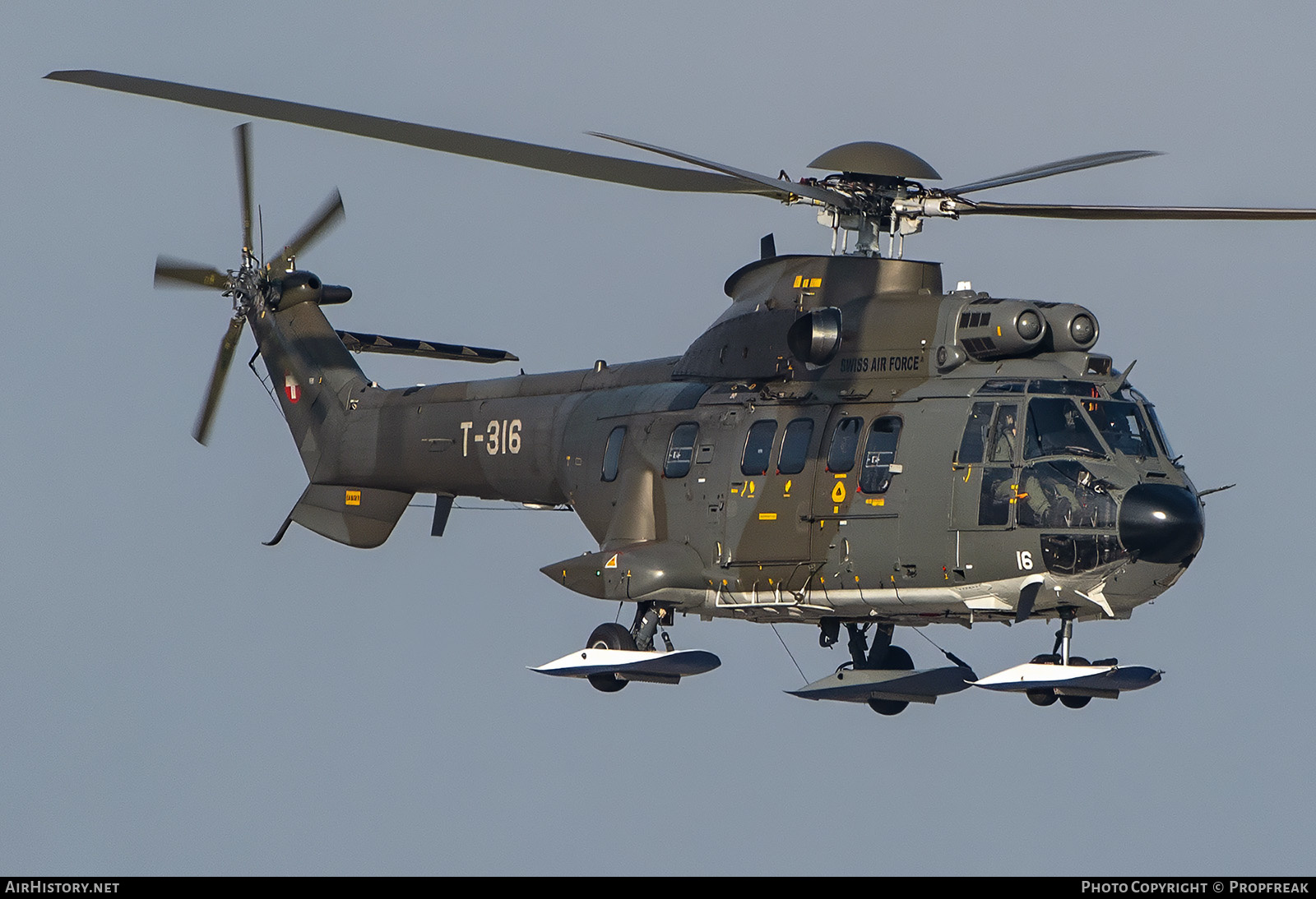 Aircraft Photo of T-316 | Aerospatiale AS-332M1 Super Puma | Switzerland - Air Force | AirHistory.net #648238