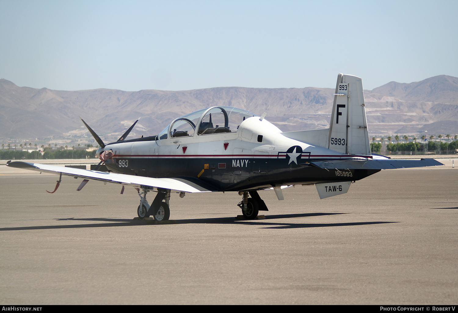 Aircraft Photo of 165993 | Beechcraft T-6A Texan II | USA - Navy | AirHistory.net #648274