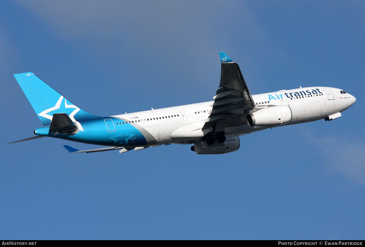 Aircraft Photo of C-GUBL | Airbus A330-243 | Air Transat | AirHistory.net #648294