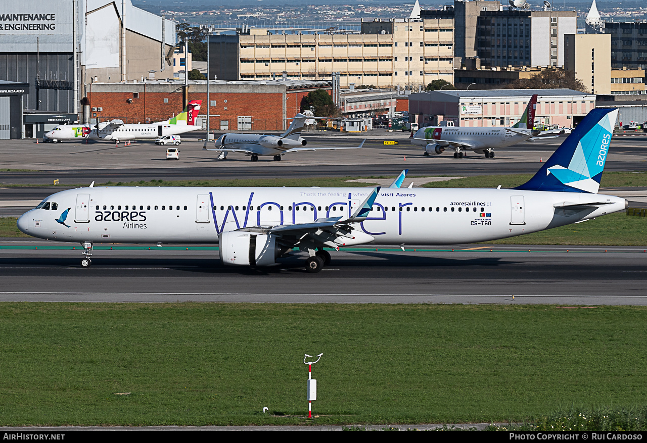 Aircraft Photo of CS-TSG | Airbus A321-253N | Azores Airlines | AirHistory.net #648325