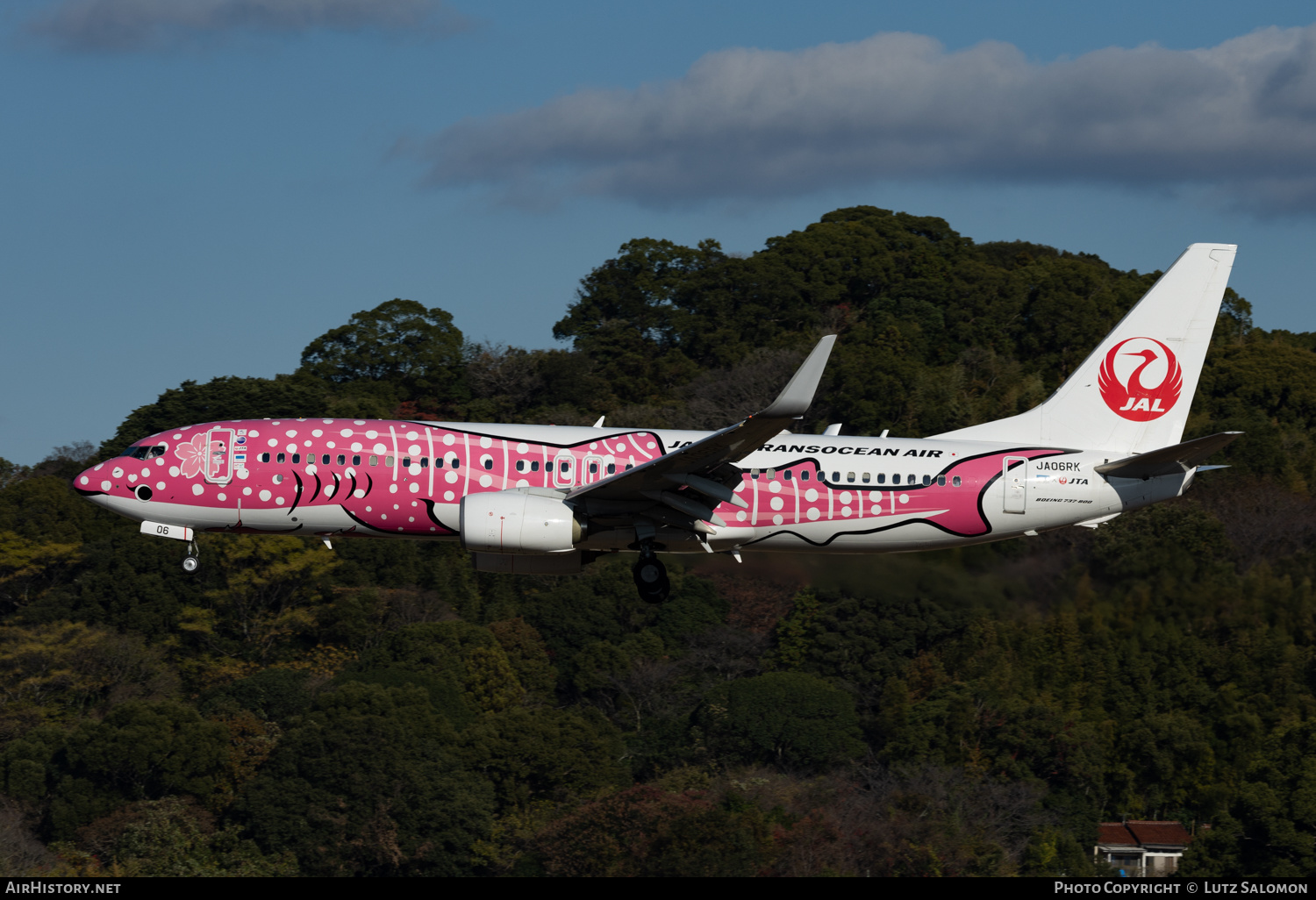 Aircraft Photo of JA06RK | Boeing 737-800 | Japan TransOcean Air - JTA | AirHistory.net #648326