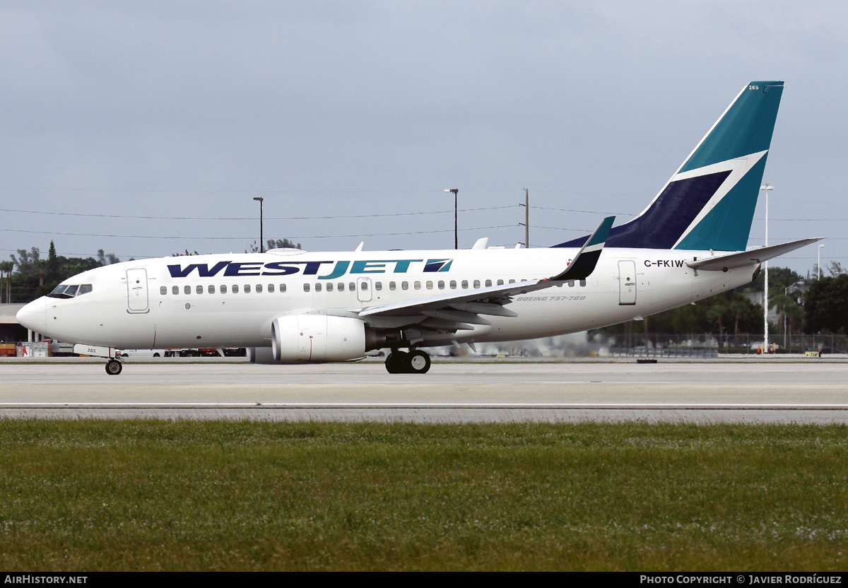 Aircraft Photo of C-FKIW | Boeing 737-7CT | WestJet | AirHistory.net #648333