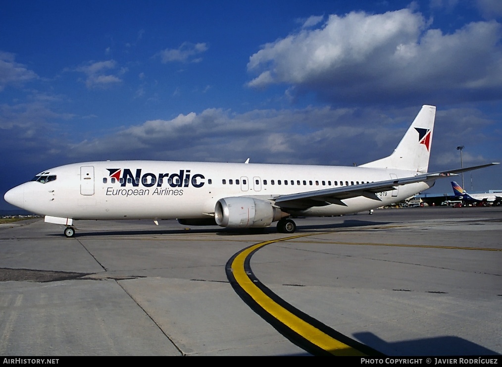 Aircraft Photo of SE-DTB | Boeing 737-4Y0 | Nordic European Airlines | AirHistory.net #648344
