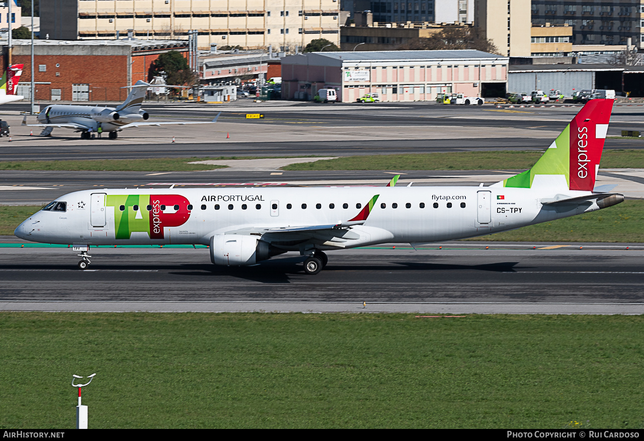 Aircraft Photo of CS-TPY | Embraer 190AR (ERJ-190-100IGW) | TAP Air Portugal Express | AirHistory.net #648360