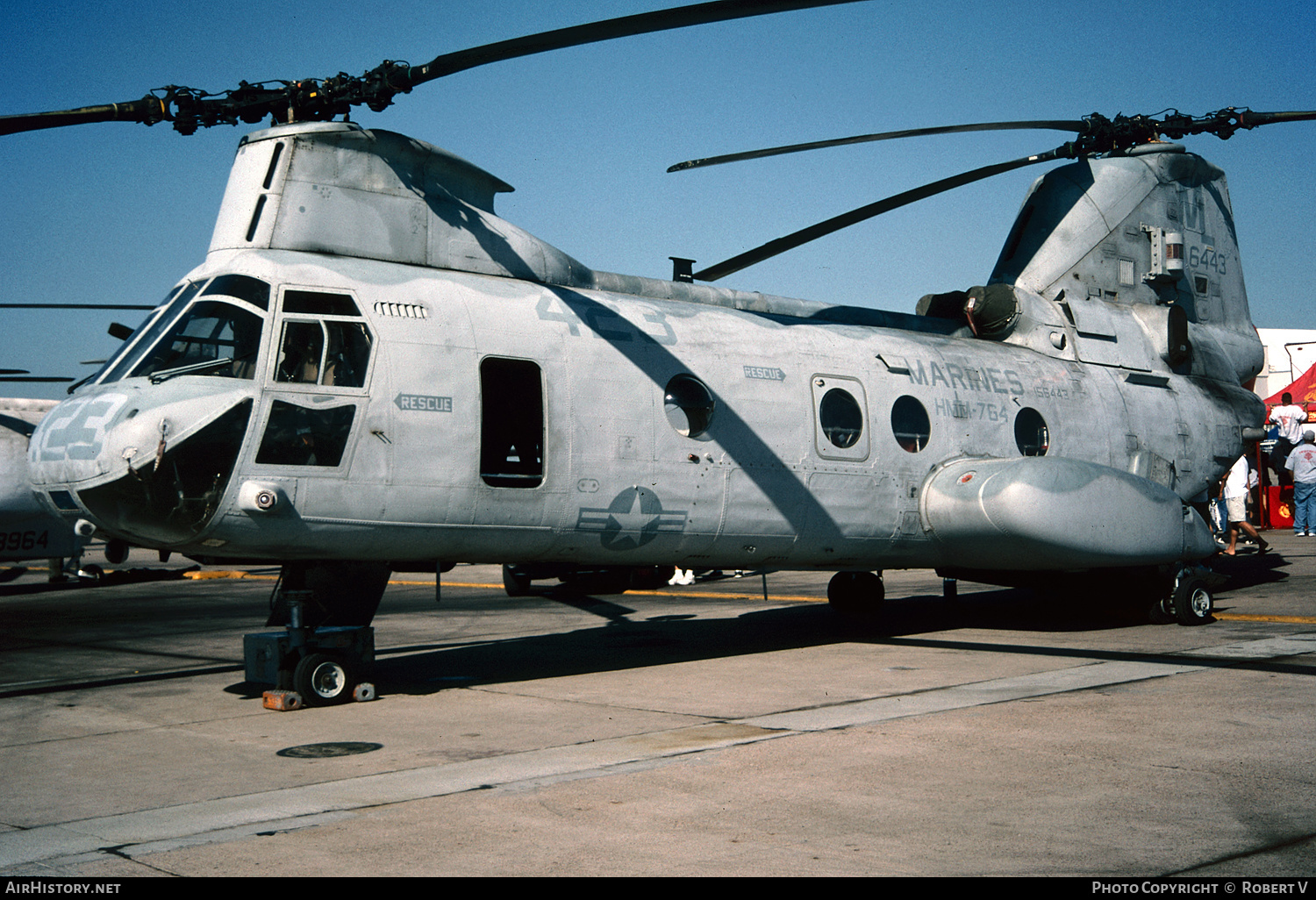 Aircraft Photo of 156443 / 6443 | Boeing Vertol CH-46F Sea Knight | USA - Marines | AirHistory.net #648373