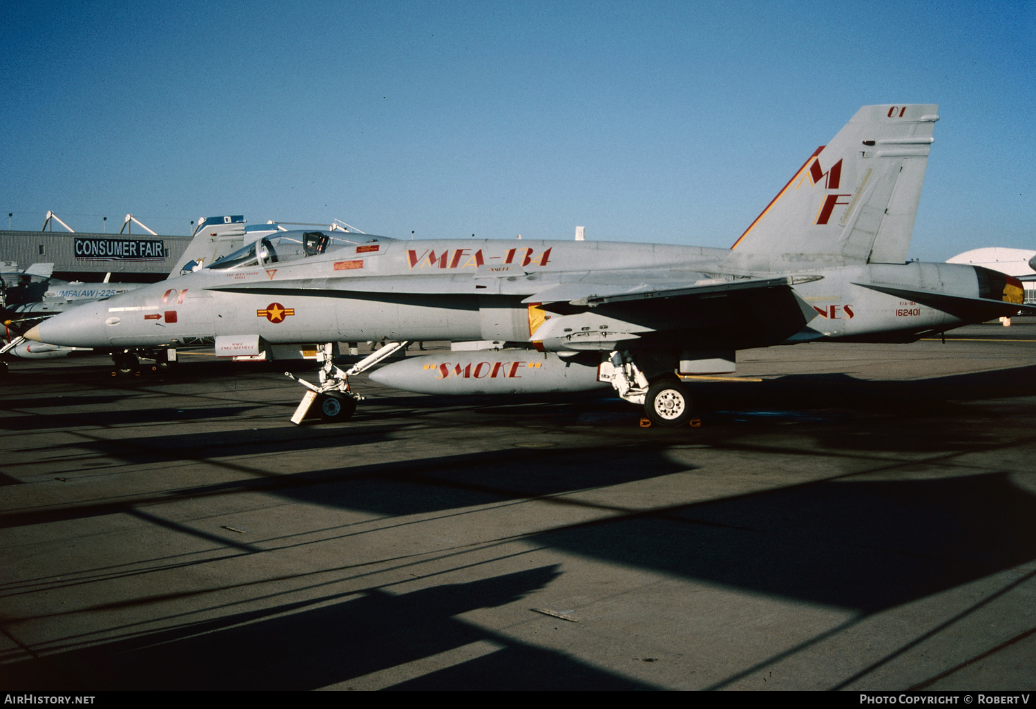 Aircraft Photo of 162401 | McDonnell Douglas F/A-18A Hornet | USA - Marines | AirHistory.net #648379