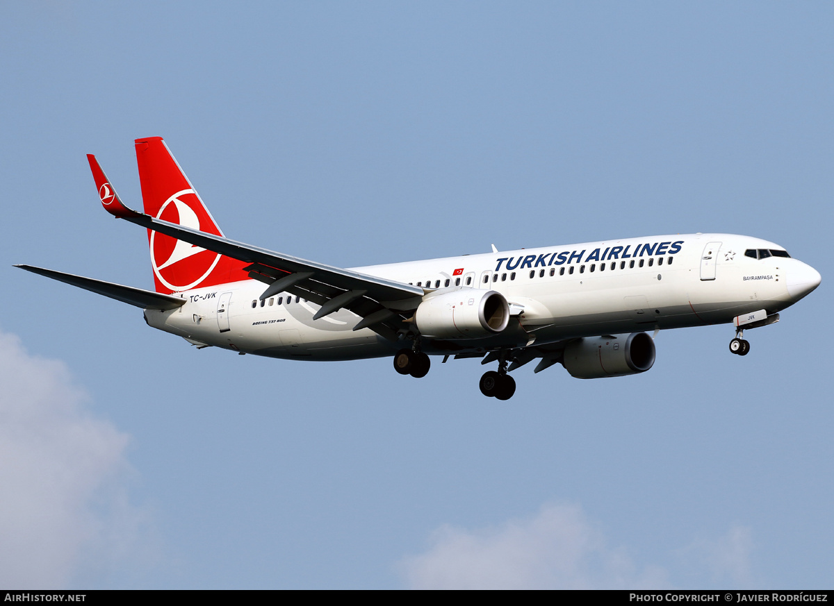 Aircraft Photo of TC-JVK | Boeing 737-8F2 | Turkish Airlines | AirHistory.net #648389