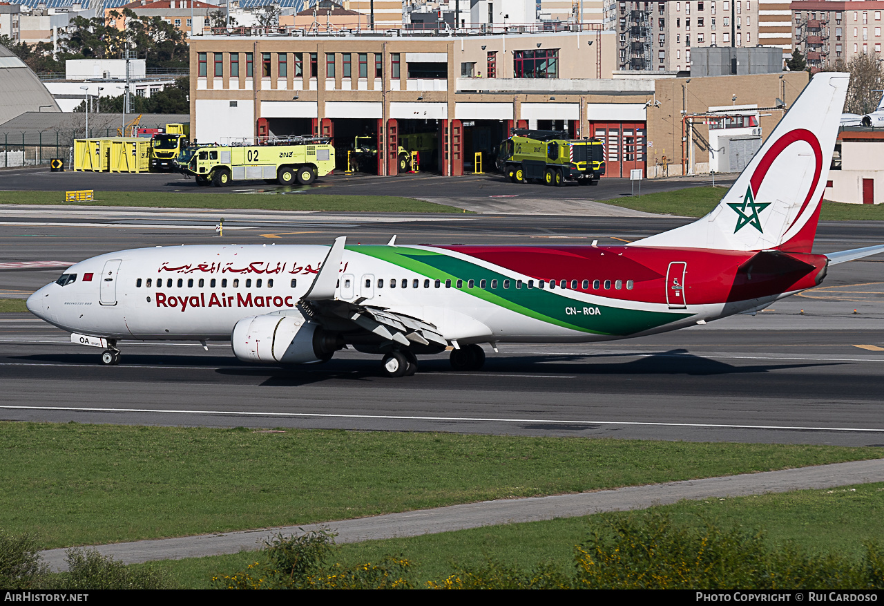 Aircraft Photo of CN-ROA | Boeing 737-8B6 | Royal Air Maroc - RAM | AirHistory.net #648391