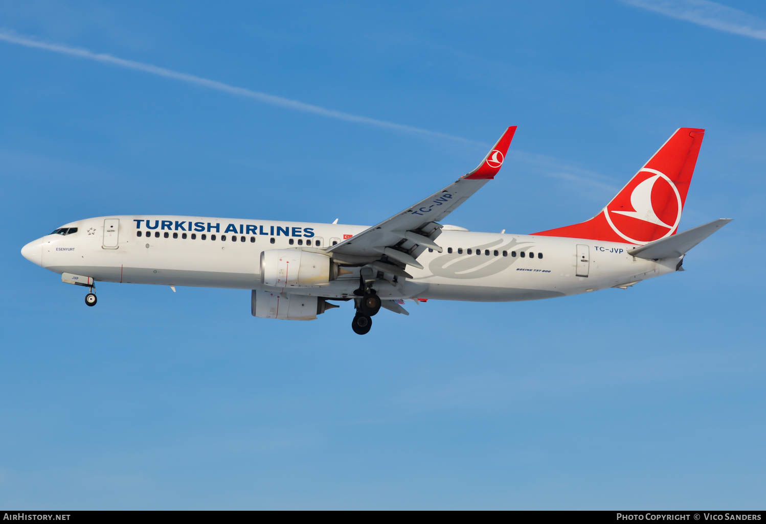 Aircraft Photo of TC-JVP | Boeing 737-8F2 | Turkish Airlines | AirHistory.net #648396