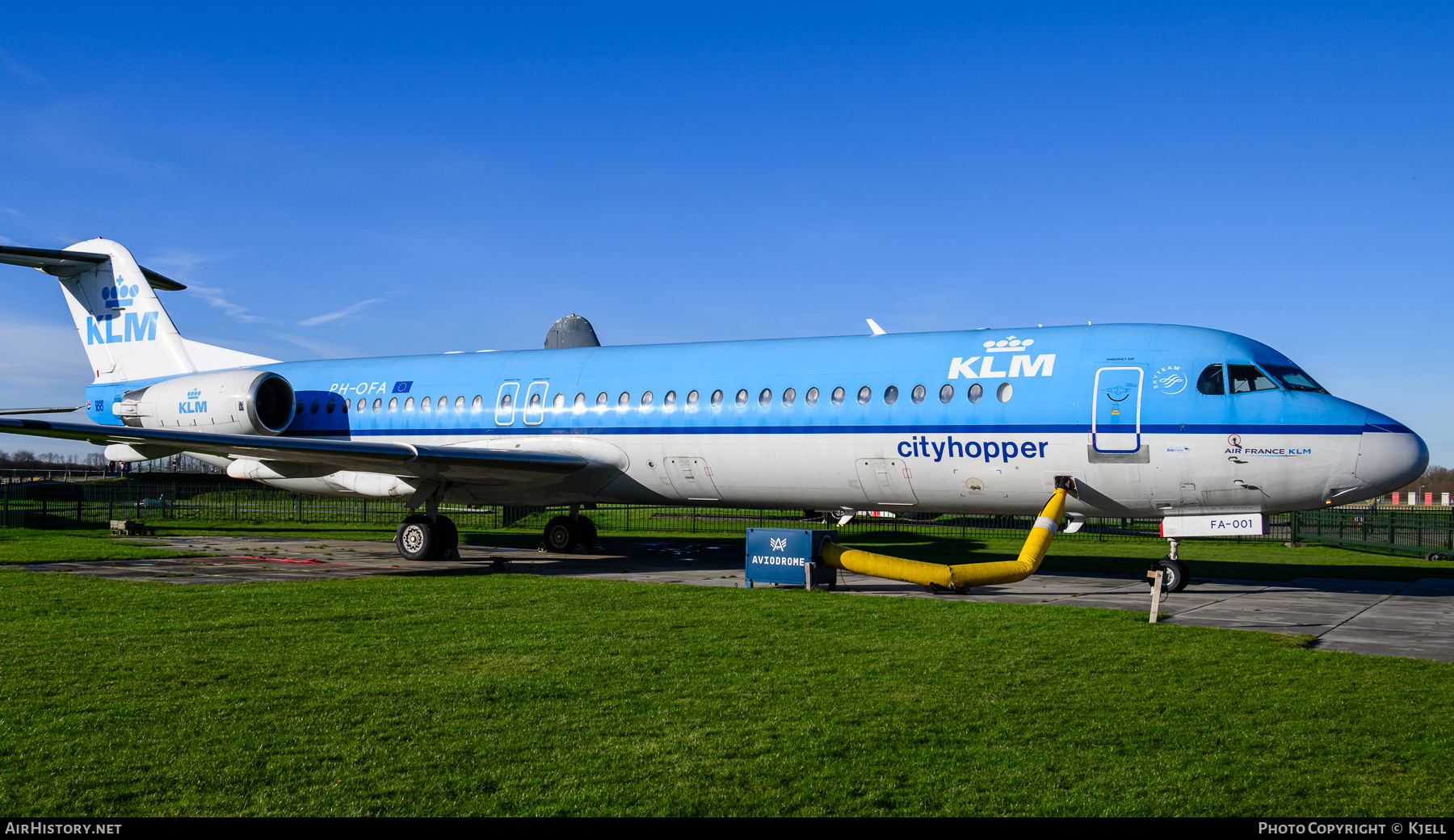 Aircraft Photo of PH-OFA | Fokker 100 (F28-0100) | KLM Cityhopper | AirHistory.net #648421