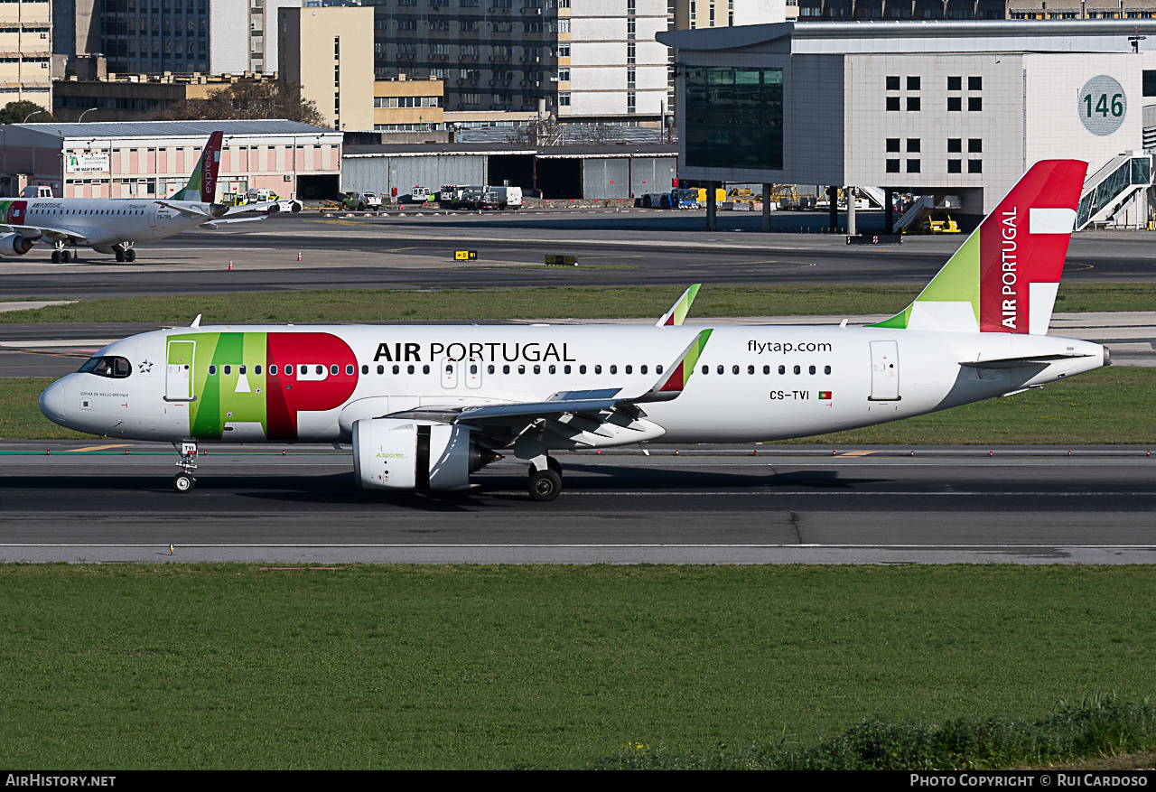 Aircraft Photo of CS-TVI | Airbus A320-251N | TAP Air Portugal | AirHistory.net #648432
