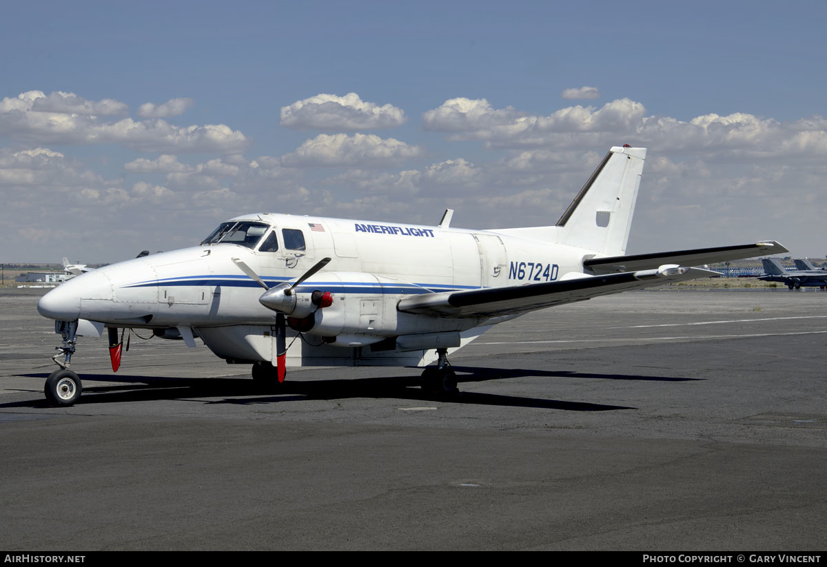 Aircraft Photo of N6724D | Beech C99 Airliner | Ameriflight | AirHistory.net #648439